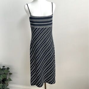 ST. JOHN Evening by Marie Gray Women’s Midi Embellished Night Out Knit Dress 6